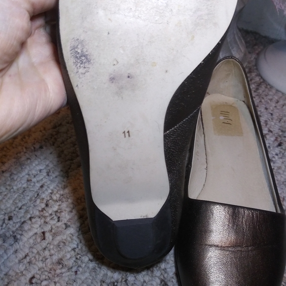 J. Jill Gold Metallic Pointed Toe Flats - Picture 8 of 9